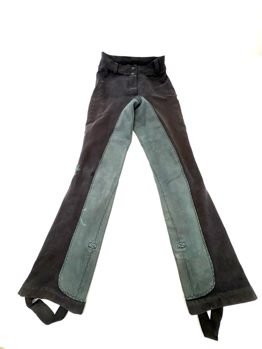 Equissentials Vintage Deerskin Full Seat Riding Breeches Tights Brown Size 28